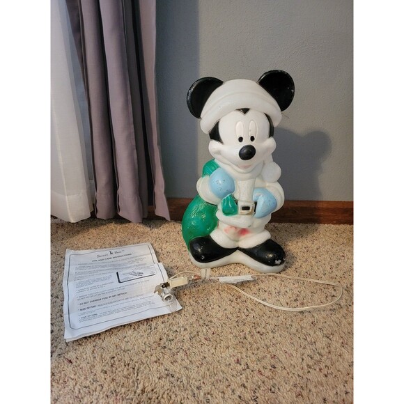 2000 Disney Christmas Mickey Mouse 18" Blow Mold - Picture 1 of 8